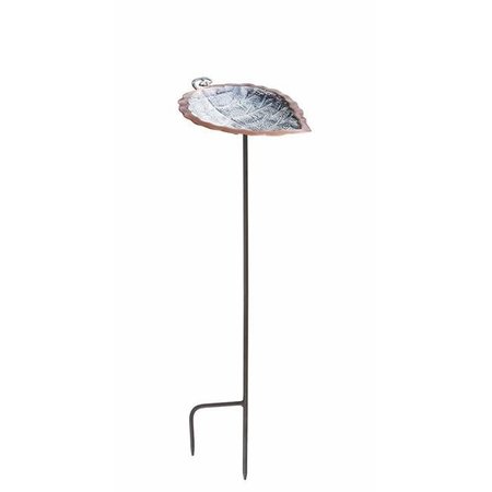 ACHLA DESIGNS Achla BB-04-S Aspen Leaf Birdbath with stand BB-04-S